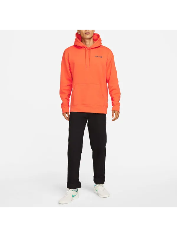 Толстовка Men's Nike Solid Color Logo Pullover Hooded Long Sleeves Orange — изображение 3 из 3, мульти