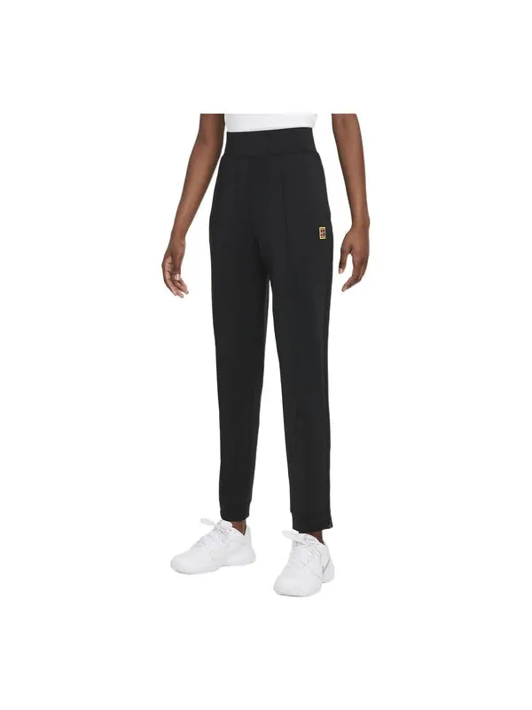 Брюки Court Dri Fit трикотажные теннисные брюки Nike — изображение 1 из 4, черный