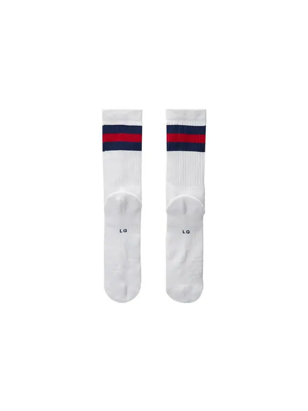 Носки elite city edition brooklyn nets contrasting colors stripe sports socks couple style one pair white Nike, мульти