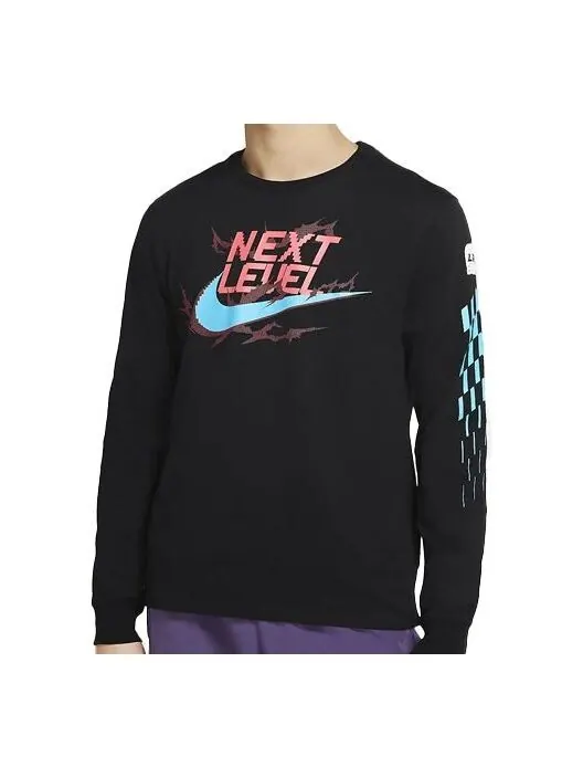 Футболка men's x lpl long sleeves black t-shirt Nike — изображение 1 из 2, черный