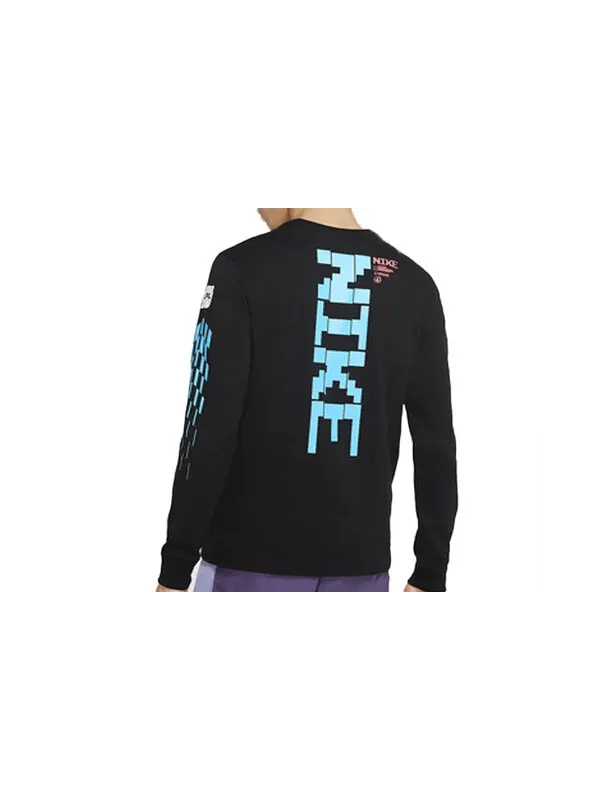 Футболка men's x lpl long sleeves black t-shirt Nike — изображение 2 из 2, черный