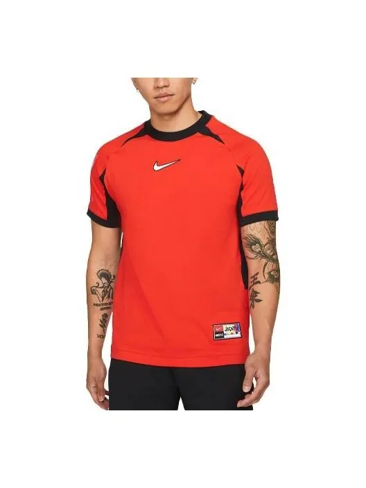 Футболка домашняя футболка с коротким рукавом Nike — изображение 1 из 4, красный/мульти