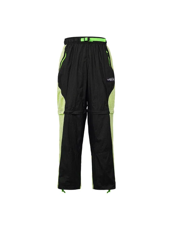 Спортивные штаны Air Jordan 23 Engineered Splicing Mesh Breathable Detachable Sports Pants Black — изображение 1 из 4, черный