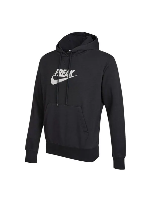 Толстовка Men's Nike As Ga Nk Po Freak Logo Printing Pullover Sports Pullover Black — изображение 1 из 4, черный