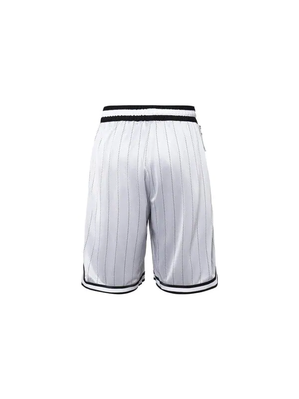 Шорты casual breathable sports lacing stripe shorts gray white Nike — изображение 2 из 4, белый