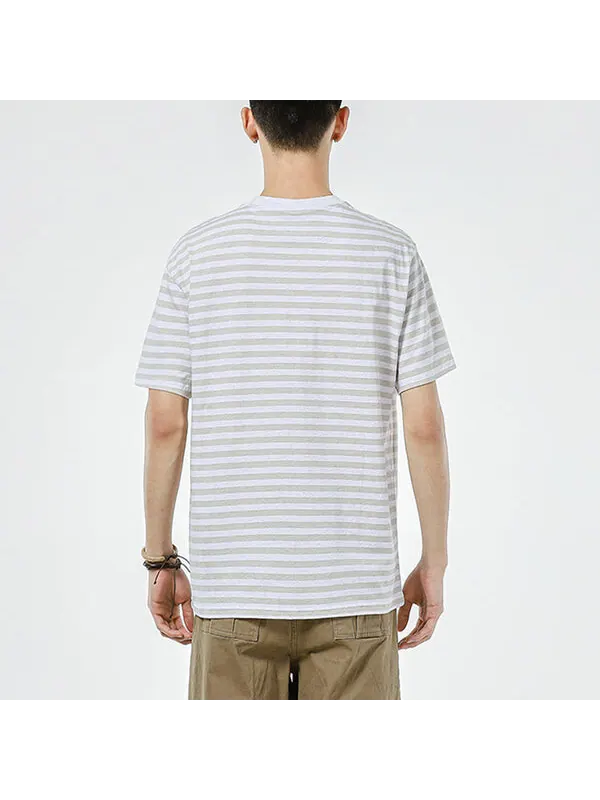 Футболка men's stripe alphabet printing round neck pullover short sleeve lakers white t-shirt Nike — изображение 3 из 3