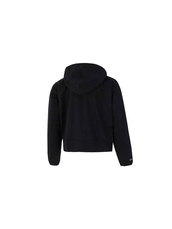 Свитер embroidered logo big pocket short sports hoodie black Nike — изображение 2 из 4, черный