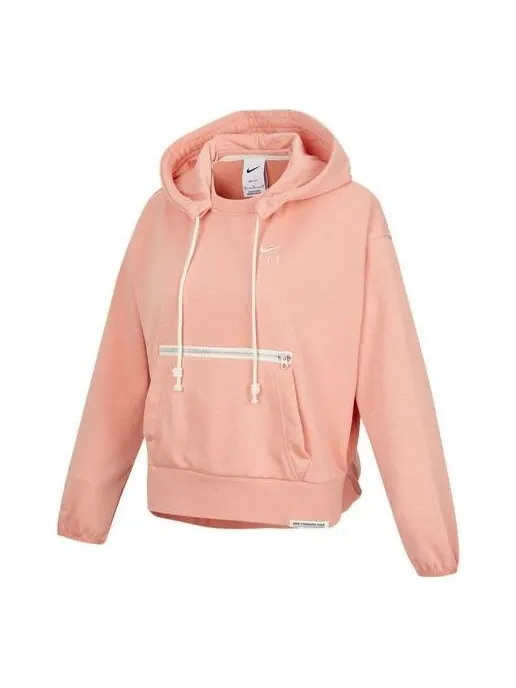 Свитер embroidered logo big pocket short sports hoodie light orange Nike — изображение 1 из 4, светлый оранжевый
