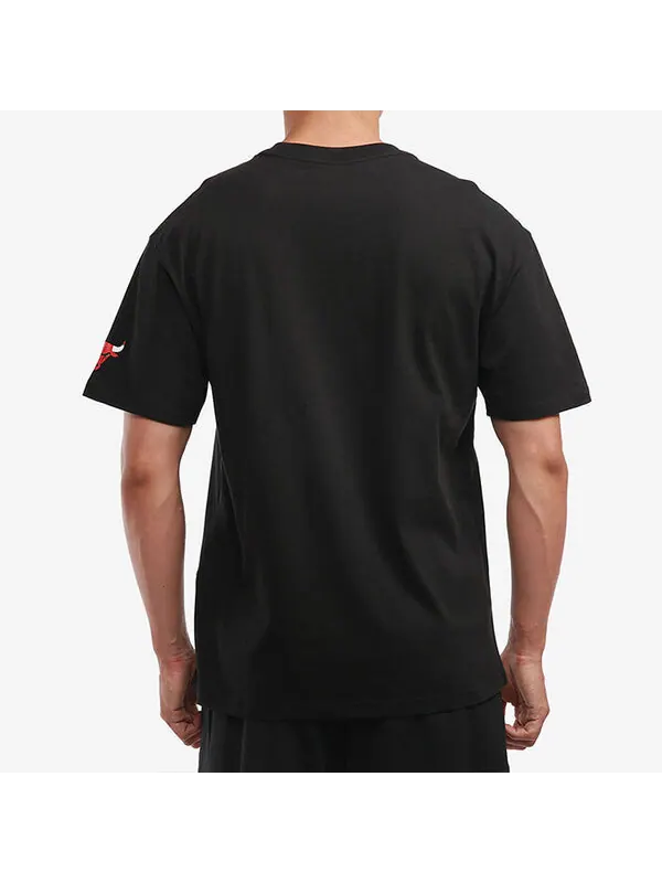 Футболка Air Jordan NBA Chicago Bulls Alphabet Printing Basketball Sports Round Neck Short Sleeve — изображение 4 из 4