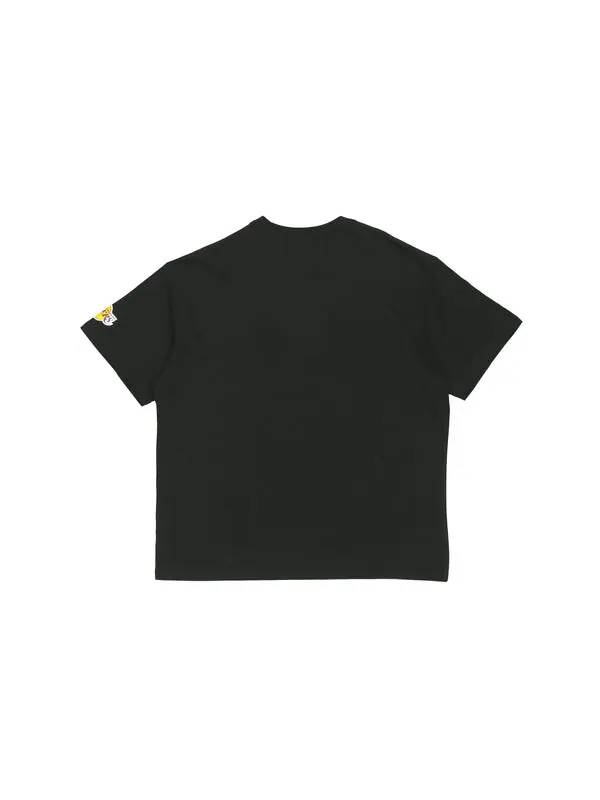Футболка Air Jordan NBA Los Angeles Lakers Alphabet Printing Basketball Sports Round Neck Short — изображение 2 из 4, черный