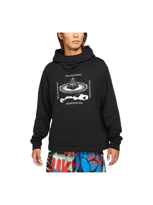 Толстовка Men's Nike Kyrie Alphabet Printing Pullover Black — изображение 1 из 3, черный