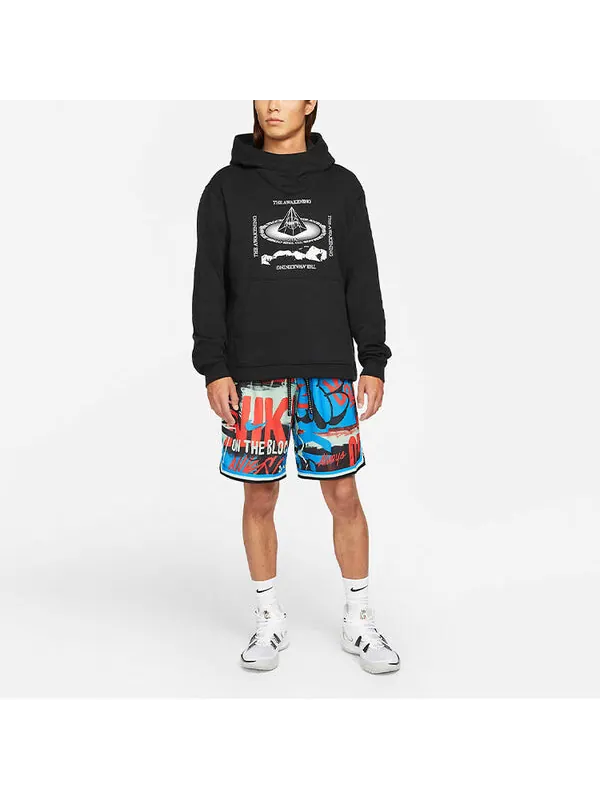 Толстовка Men's Nike Kyrie Alphabet Printing Pullover Black — изображение 3 из 3, черный
