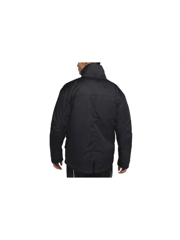 Куртка men's stand collar training sports thermal cotton black jacket Nike — изображение 4 из 4, черный