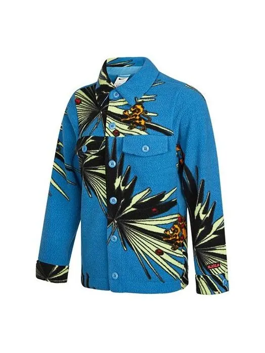 Куртка Nike Funny Pattern Stay Warm lamb's wool Jacket Blue — изображение 1 из 2, синий