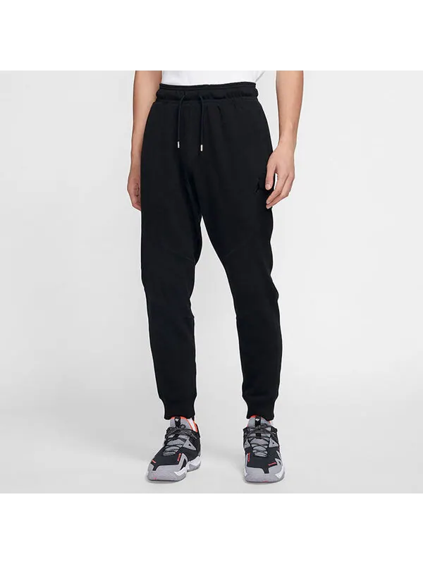 Спортивные штаны Men's Air Jordan Casual Black Sports Pants/Trousers/Joggers — изображение 3 из 4, черный