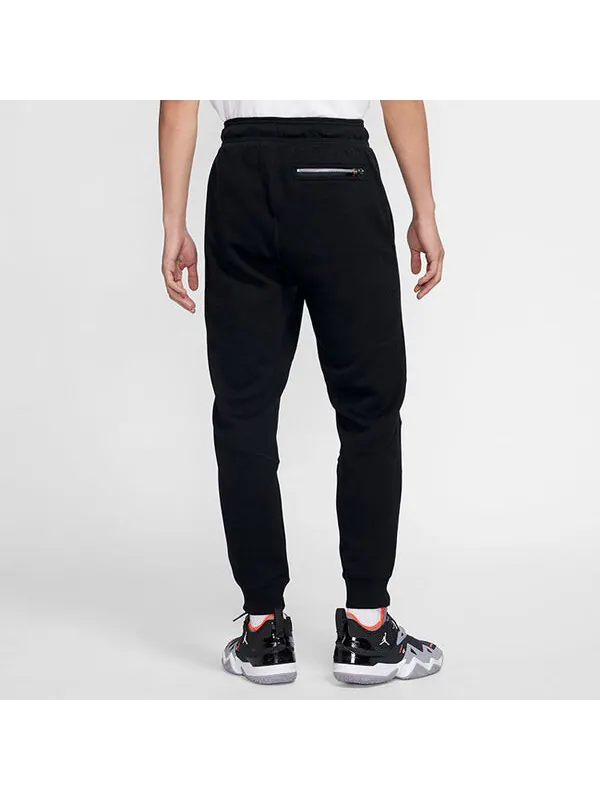 Спортивные штаны Men's Air Jordan Casual Black Sports Pants/Trousers/Joggers — изображение 4 из 4, черный