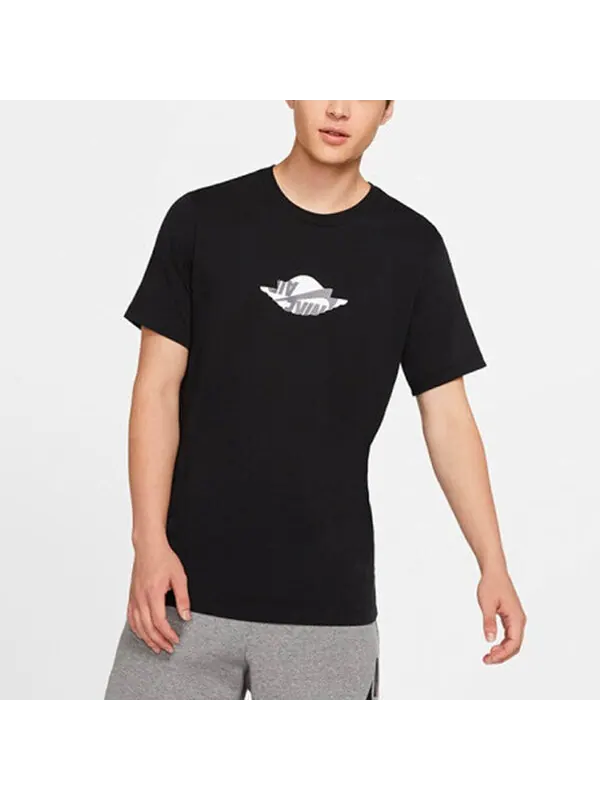 Футболка классические с коротким рукавом Air Jordan — изображение 3 из 4, черный