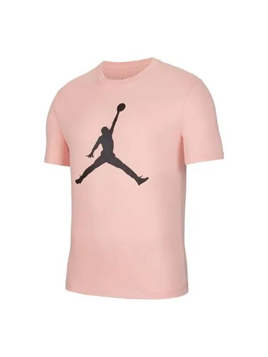 Футболка men's jumpman short sleeve coral red t-shirt Air Jordan — изображение 1 из 1, красный