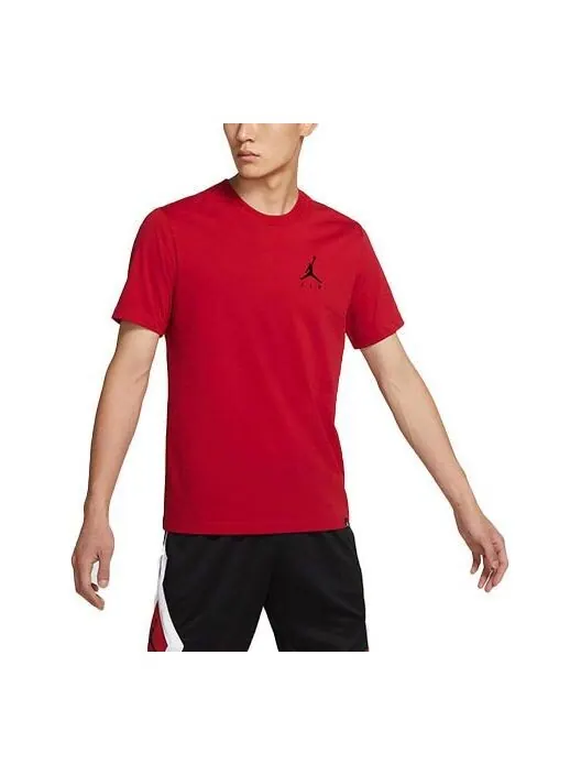 Футболка jumpman logo вышитые трикотажные спортивные с коротким рукавом красные Air Jordan — изображение 1 из 1, красный