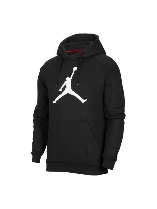Толстовка Men's Air Jordan Logo Fleece Black — изображение 1 из 2, черный