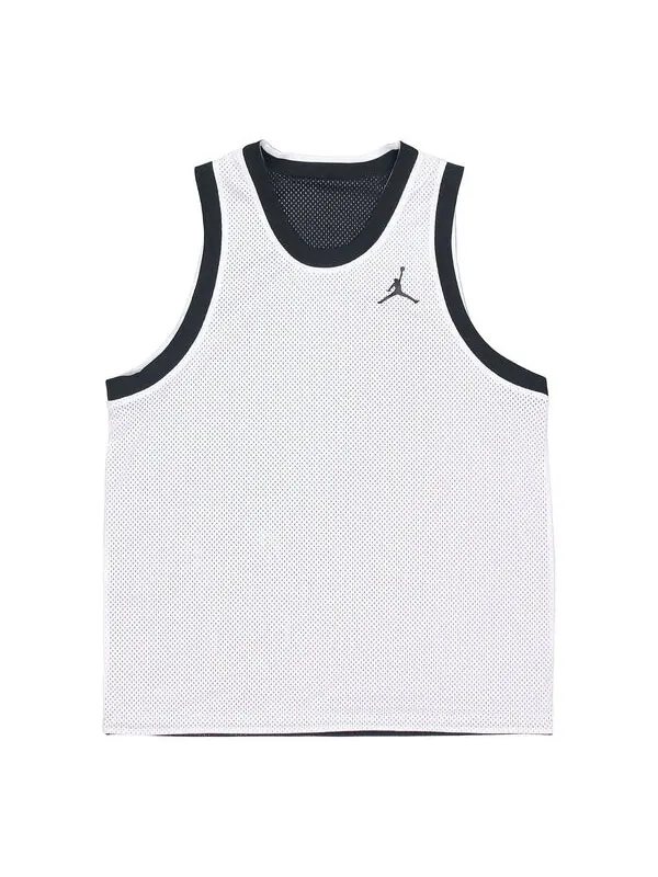 Спортивная футболка men's sport dna logo printing reversible breathable basketball sports black vest Air Jordan, черный