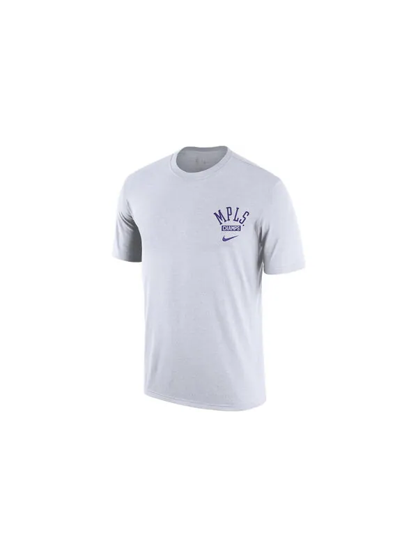 Футболка Nike Courtside City Edition Los Angeles Lakers Tee 'Grey' — изображение 2 из 2, мульти