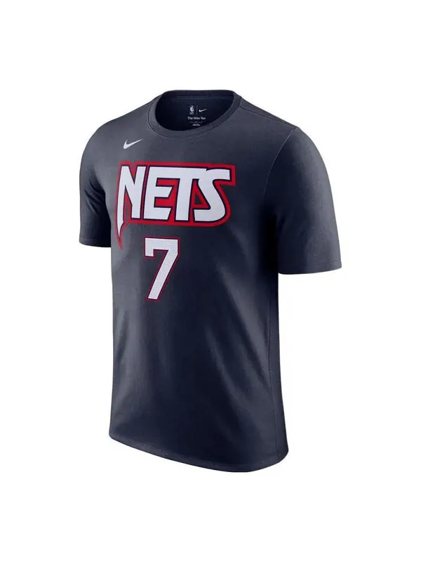 Футболка Nike NBA Brooklyn Nets Durant No. 7 T-Shirt 'Navy White Red' — изображение 1 из 4, мульти