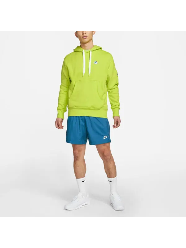 Толстовка Nike Men's Sportswear Airmoji Ft W Cartoon Patch Sports Hooded Pullover For Green — изображение 4 из 4, зеленый