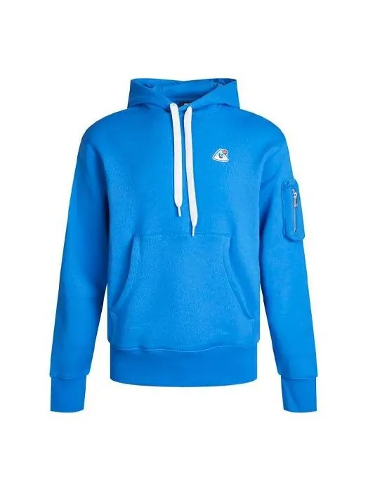 Толстовка Nike Men's Sportswear Airmoji Ft W Cartoon Patch Sports Hooded Sweater For Blue — изображение 1 из 4, синий