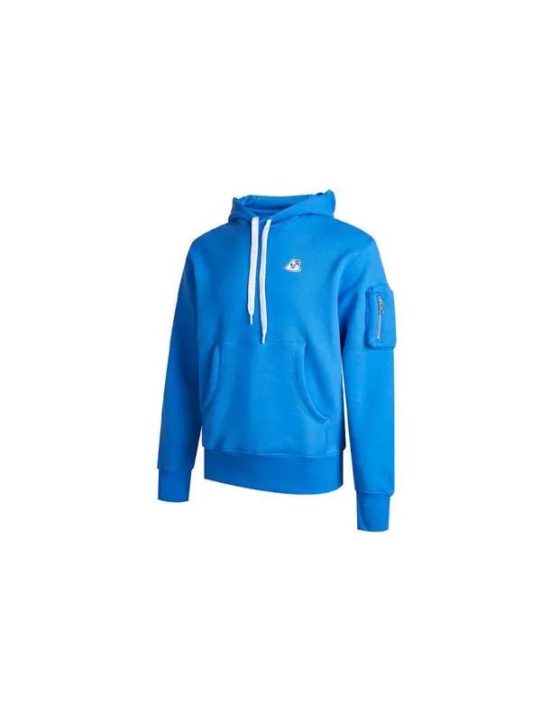 Толстовка Nike Men's Sportswear Airmoji Ft W Cartoon Patch Sports Hooded Sweater For Blue — изображение 3 из 4, синий