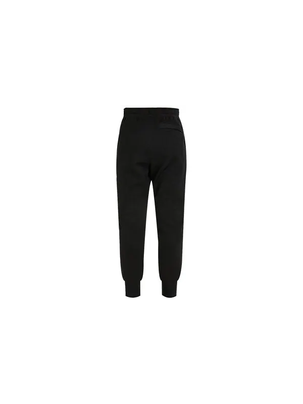 Брюки airmoji ft pant wink casual breathable sports knit long pants black Nike — изображение 2 из 4, черный