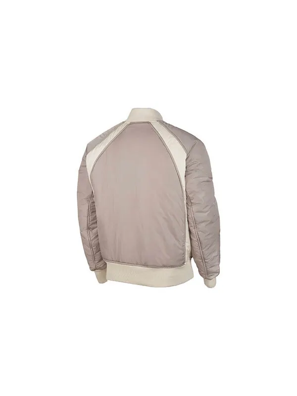 Куртка men's essentials ma-1 reversible aviator woven logo padded clothes lime grey jacket Air Jordan — изображение 2 из 4