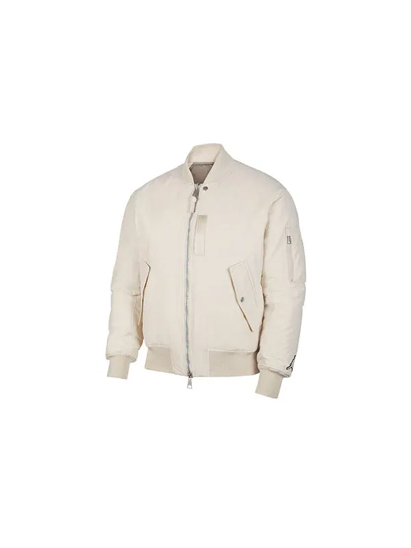 Куртка men's essentials ma-1 reversible aviator woven logo padded clothes lime grey jacket Air Jordan — изображение 4 из 4