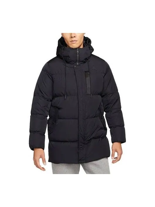 Куртка Air Jordan Essential Statement Down Parka 'Black' — изображение 1 из 2, черный