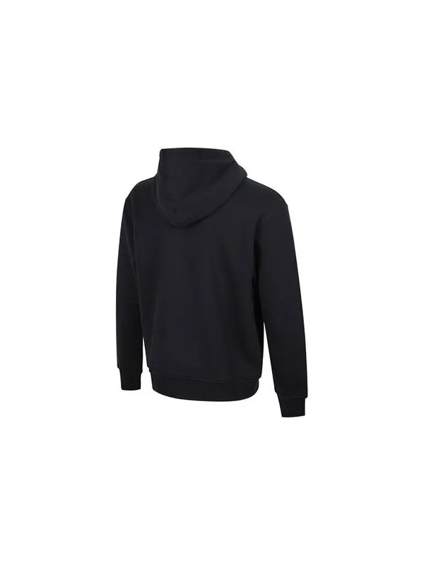 Куртка Air Jordan Embroidered Fleece Lined Stay Warm Hooded Jacket Winter Men's Black Gift for Him — изображение 2 из 4