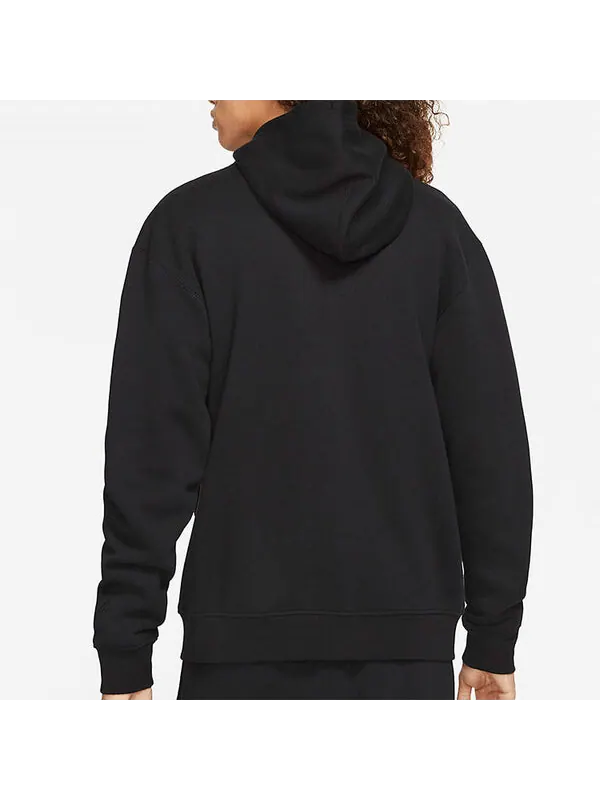 Куртка Air Jordan Embroidered Fleece Lined Stay Warm Hooded Jacket Winter Men's Black Gift for Him — изображение 4 из 4