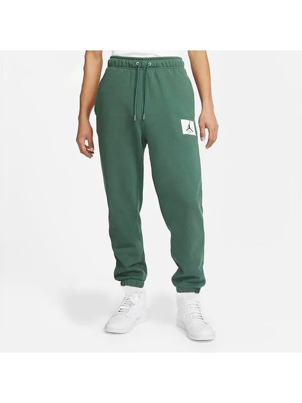 Спортивные штаны Men's Air Jordan Essentials Statement Casual Sports Knit Long Pants/Trousers Green — изображение 4 из 4