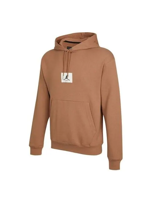 Толстовка Men's Air Jordan Essentials Statement Logo Printing Casual Sports Autumn Brown — изображение 1 из 4, коричневый