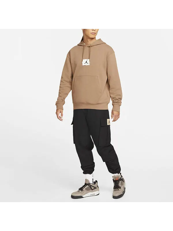 Толстовка Men's Air Jordan Essentials Statement Logo Printing Casual Sports Autumn Brown — изображение 3 из 4, коричневый