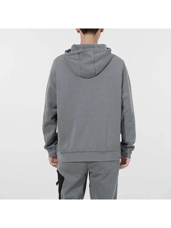 Толстовка Men's Jordan Casual Sports Logo Pullover Long Sleeves Gray — изображение 3 из 4, серый