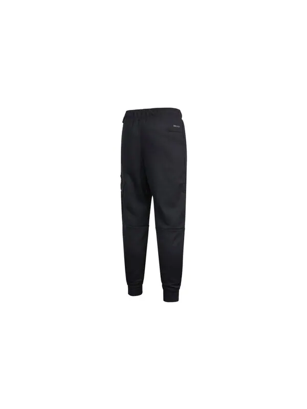 Спортивные штаны Men's Air Jordan Athleisure Casual Sports Running Knit Long Pants/Trousers Black — изображение 2 из 2