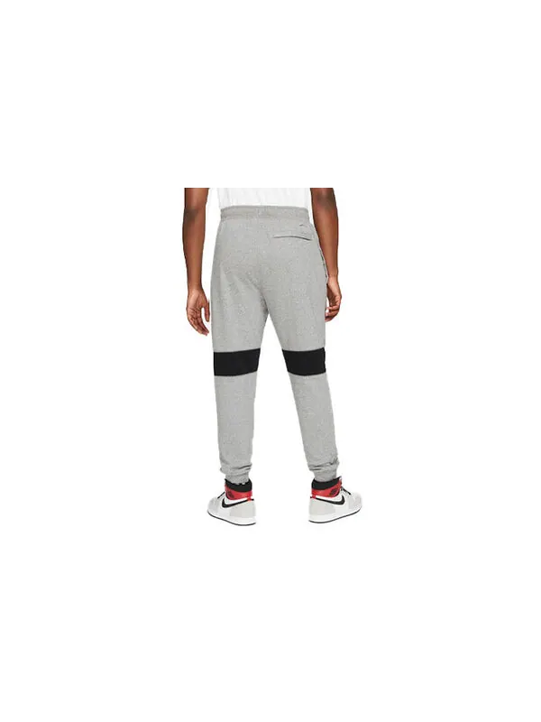 Спортивные штаны Men's Air Jordan Dri-Fit Logo Contrasting Colors Knit Sports — изображение 2 из 3, серый