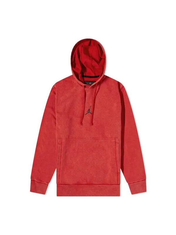 Толстовка Air Jordan Dri-FIT Fleece Pullover Hoodies 'Red' — изображение 1 из 4, красный