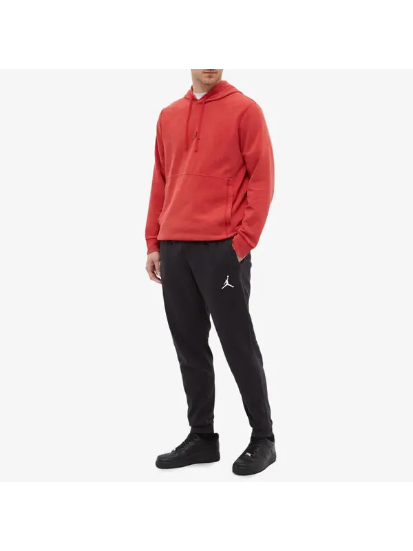 Толстовка Air Jordan Dri-FIT Fleece Pullover Hoodies 'Red' — изображение 2 из 4, красный