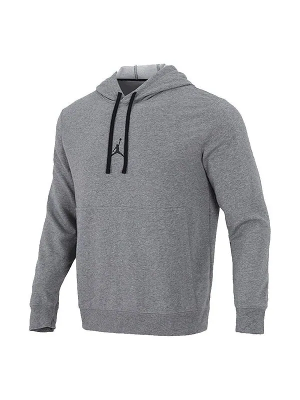 Толстовка Men's Air Jordan Logo Knit Sports Gray — изображение 1 из 4, серый