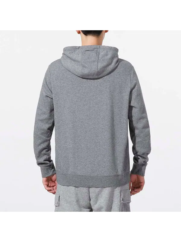 Толстовка Men's Air Jordan Logo Knit Sports Gray — изображение 4 из 4, серый
