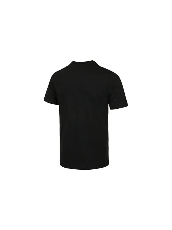 Футболка men's shoes photo printing sports short sleeve black t-shirt Air Jordan — изображение 2 из 4, черный