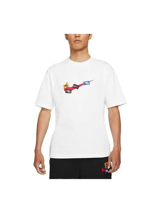 Футболка jumpman 85 с принтом в виде патча с круглым вырезом и коротким рукавом Air Jordan — изображение 1 из 3, белый