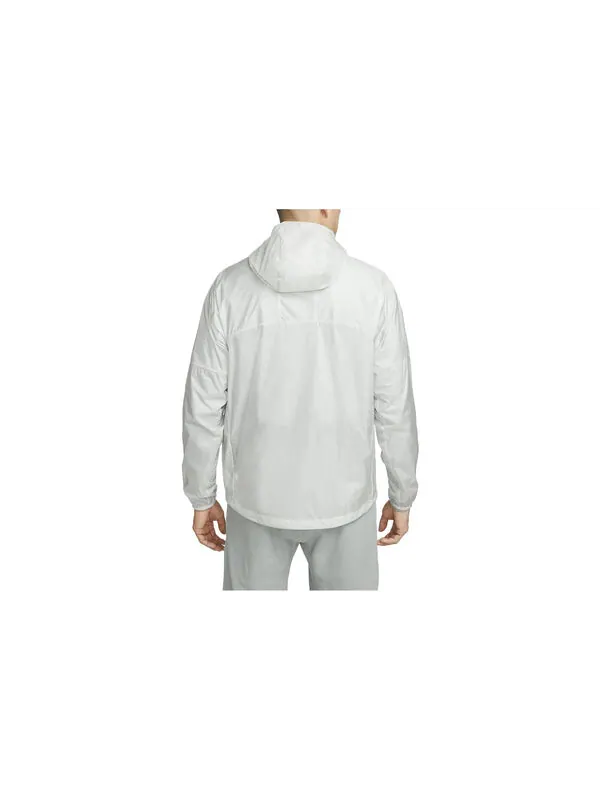 Куртка Nike ACG Windproof Cinder Cone Jacket 'Light Silver Summit White' — изображение 2 из 3, серебряный