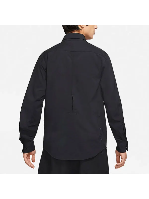 Куртка Men's Nike ACG Multiple Pockets Long Sleeves Waterproof Sports Logo Casual Jacket Autumn — изображение 4 из 4, черный